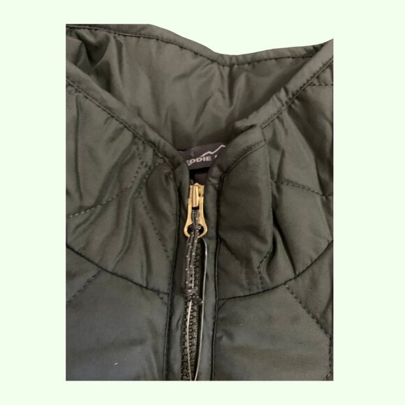 Eddie Bauer Women’s Olive Mod Quilt Jacket - SMALL - NWT - Picture 7 of 13
